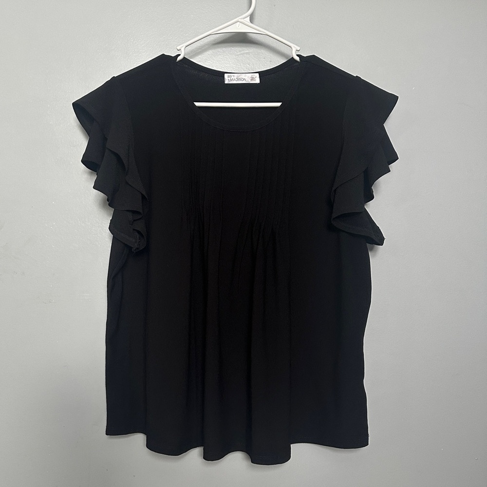 Women’s Large Black Blouse